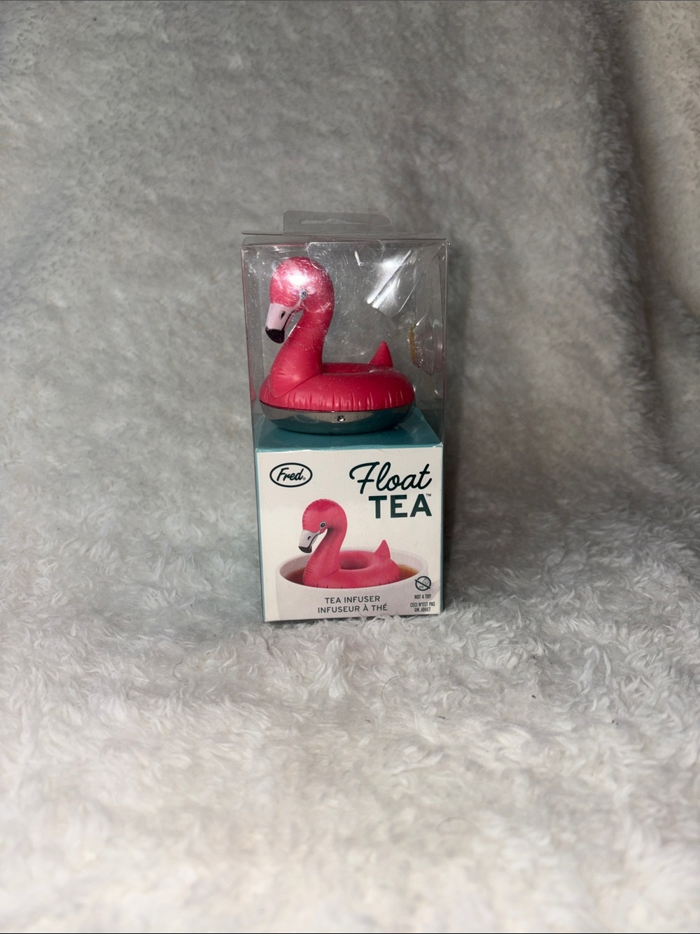 NIB Genuine Fred FLOAT-TEA Flamingo Tea Infuser New Pink Pool Float Loose Leaf